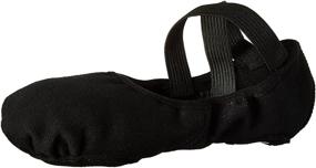 img 1 attached to Unleash your Dancing Potential with Bloch Dance Women's Infinity Stretch Canvas Ballet Slipper/Shoe