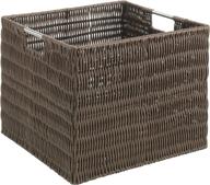 whitmor rattique storage crate java logo