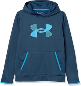 img 3 attached to 👕 Premium Black Boys' Under Armour Fleece Hoodie: Fashionable Hoodies & Sweatshirts for Boys' Clothing