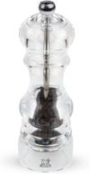 peugeot nancy pepper mill, 7 🌶️ inch clear: the ultimate spice grinding essential logo