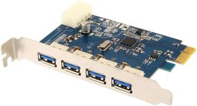 img 3 attached to 💻 Sabrent USB 3.0 4-Port PCI 1.0a Express Card - Ultra-fast 5 Gb/s Data Transfer Rate!