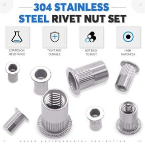 img 2 attached to Glarks Stainless Threaded Rivetnut Assortment