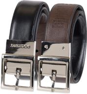 👔 feather reversible black dockers boys' accessories belts - enhance seo logo