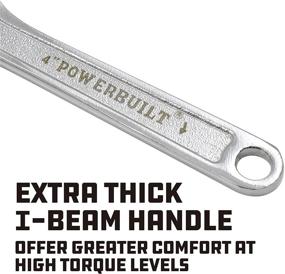 img 1 attached to 🔧 Powerbuilt 944039 4-Inch Adjustable Wrench