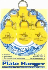 img 2 attached to 🔘 Flatirons Disc Plate Hangers - 1.25 Inch Adhesive, Pack of 6