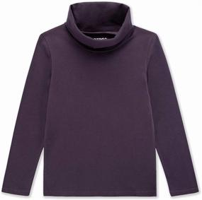 img 4 attached to 👚 DOTDOG Girls' Spandex Turtleneck Pullover T-Shirt - Clothing Tops, Tees & Blouses