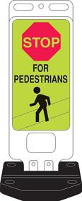 img 3 attached to Brady Pedestrian Crosswalk Sign Flourescent