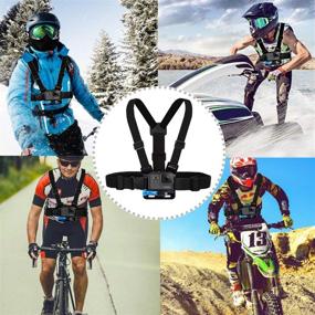 img 1 attached to 🎒 MiPremium Chest Mount Harness: The Ultimate Accessory for Your Outdoor Adventures!