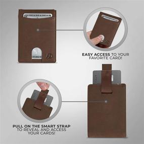 img 1 attached to 👔 Men's Slim Bifold Wallets: Minimalist Accessories for Wallets, Card Cases, & Money Organizers