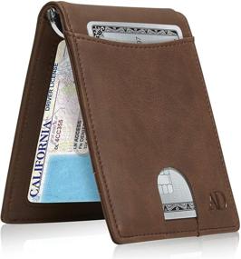 img 4 attached to 👔 Men's Slim Bifold Wallets: Minimalist Accessories for Wallets, Card Cases, & Money Organizers