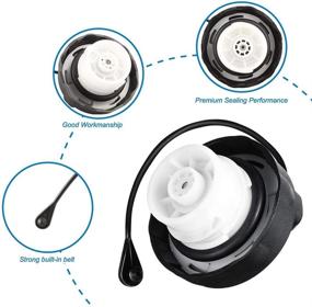 img 2 attached to SMARTISAN Gas Cap Replace 52030377AB, 5278632AG - Compatible with Jeep, Chrysler, Dodge Vehicles: Compass, Liberty, Cherokee, Patriot, 300, PT Cruiser, Intrepid, Ram, Grand Caravan, Challenger, Dakota, Durango, Viper