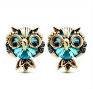 🦉 adorable bg&amp;wling owl stud earrings: jewelry gifts for girls, cute animal ear studs logo