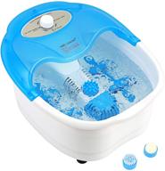 heated foot spa bath with bubble massage, 👣 pedicure attachments and vibration for fatigue relief - fbm605 logo