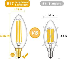 img 3 attached to 🕯️ CRLight Candelabra Equivalent Lengthened Chandelier for Industrial Electrical Lighting Components