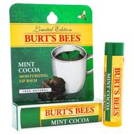 🍃 burt's bees lip balm blister: mint cocoa | 0.15 oz | nourishing natural lip care logo