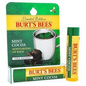 img 1 attached to 🍃 Burt's Bees Lip Balm Blister: Mint Cocoa | 0.15 oz | Nourishing Natural Lip Care