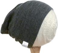 🧢 organic merino boys' accessories: slouchy beanie toque logo