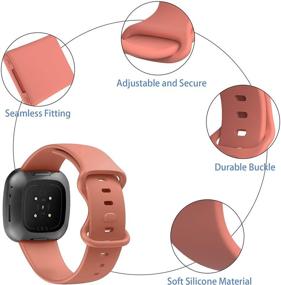 img 3 attached to Compatible Replacement Smartwatch Waterproof Accessories Wellness & Relaxation