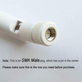 img 2 attached to 📶 Top-Rated Bestkong 2.4GHz 5dBi Omni WiFi Booster Antenna for Wireless Router - SMA Male Antenna, 8inch 20cm Length, White Color
