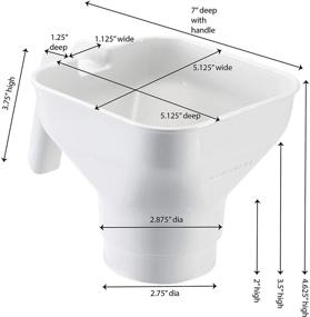 img 1 attached to 🕳️ Leifheit Filling Funnel,White: Streamline Your Pouring Process Efficiently