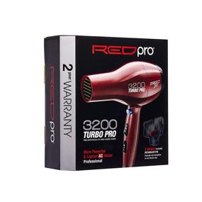 img 3 attached to Улучшите свою рутину ухода за волосами с сушилкой для волос RED Pro от Kiss Professional 3200 Turbo - в комплекте бонусные насадки!