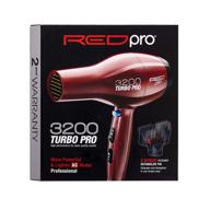 улучшите свою рутину ухода за волосами с сушилкой для волос red pro от kiss professional 3200 turbo - в комплекте бонусные насадки! логотип