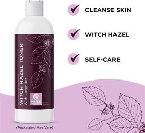 img 1 attached to Witch Hazel Facial Toner for Sensitive Skin - Alcohol-Free, Makeup Remover Cleanser 🌿 with Lavender and Aloe - Hydrating Pore Cleanser, Gentle Facial Toner, and Astringent for Face