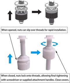 img 1 attached to 🔧 Effortless Installation with the Universal Downlock Screwing Replacement