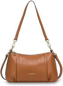 img 4 attached to Calfskin Handbags Designer Crossbody Shoulder Women's Handbags & Wallets