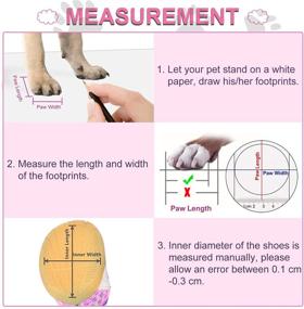 img 4 attached to 🐾 Плетлофт Ботинки для маленьких собак - 4 штуки ботинок для щенков с повышенной сцепляемостью и отражающим дизайном и регулируемыми ремнями - идеально подходят для ежедневного использования, защищают лапки.