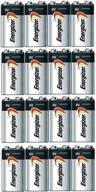 ⚡ long-lasting energizer e522 max 9v alkaline battery - 16 pack, expires 12/22 or later logo