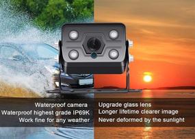 img 1 attached to AMTIFO A7 HD 1080P Digital Wireless Backup Camera: 2021 Newest Version with 7 Inch DVR Monitor - High-Speed Rear View Observation System for RVs, Trucks, Trailers & 5th Wheels - Stable Signals & IR Night Vision