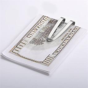 img 1 attached to Sleek and Stylish VALYRIA Silver Stainless Credit Card Holder for Organized Elegance