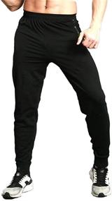 img 3 attached to TBMPOY Athletic Running Jogger Pockets Men's Clothing and Active