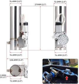 img 3 attached to PQYRACING Stainless Exhaust Electric Control