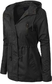 img 3 attached to MixMatchy Womens Lightweight Zipper Utility Women's Clothing in Coats, Jackets & Vests