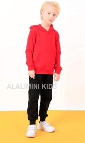 img 2 attached to 👕 Hoodies Sweatshirt Pullover for Toddler Boys - ALALIMINI Clothing