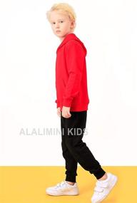 img 1 attached to 👕 Hoodies Sweatshirt Pullover for Toddler Boys - ALALIMINI Clothing