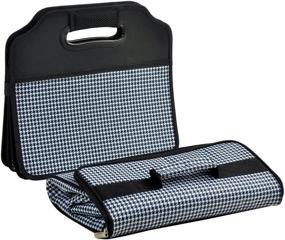 img 3 attached to Picnic at Ascot 3 Section Folding Trunk Organizer: Removable Cooler Included - USA Designed & Quality Approved