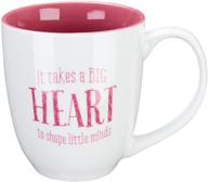 📚 christian art gifts inspirational coffee mug for teachers: ‘let all that you do be done in love’ – 14 oz. bible verse love coffee cup, ‘big heart’ & corinthian 16:14 logo