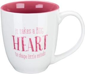 img 3 attached to 📚 Christian Art Gifts Inspirational Coffee Mug for Teachers: ‘Let all that you do be done in LOVE’ – 14 oz. Bible Verse Love Coffee Cup, ‘Big Heart’ & Corinthian 16:14