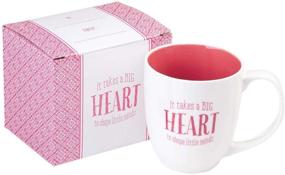 img 1 attached to 📚 Christian Art Gifts Inspirational Coffee Mug for Teachers: ‘Let all that you do be done in LOVE’ – 14 oz. Bible Verse Love Coffee Cup, ‘Big Heart’ & Corinthian 16:14