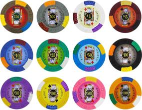 img 1 attached to Brybelly King’s Casino Premium Poker Chip Set – 50-Pack of 14-Gram Heavyweight Clay Composite Chips