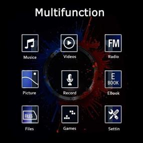 img 3 attached to 🎵 Versatile Music Player: 16GB MP3 Player with Speaker, Photo & Video Playback, FM Radio, Voice Recorder, and Expandable Memory up to 128GB