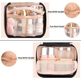 img 2 attached to Capacity Portable Cosmetic Organizer Waterproof