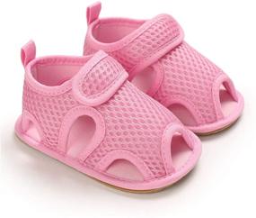 img 2 attached to 👟 Lightweight, Breathable Anti-Slip Toddler Boys' Shoes and Sandals by CAKOPEN