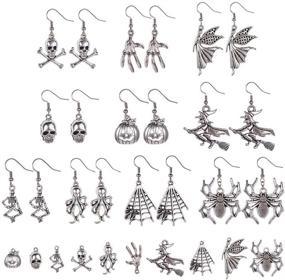 img 4 attached to SUNNYCLUE Halloween Earrings Skeleton Instruction