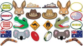 img 1 attached to 🌈 Multicolored Australian Photo Fun Signs - Beistle 54953, 24 Piece, 6.5" to 11" - Buy Now!
