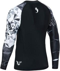 img 1 attached to 🏄 HUGE SPORTS Wildling Series: Ultimate UV Protection & Quick Dry Compression Rash Guard