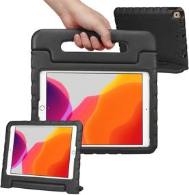 img 3 attached to 📱 HDE iPad 9th Generation Case for Kids - Shockproof iPad Cover 10.2 inch with Handle Stand - Compatible with 2021 9th Gen, 2020 8th Gen, and 2019 7th Gen - Apple iPad 10.2 - Black